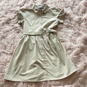 Nautica Tan Kids Casual Dress NWOT
